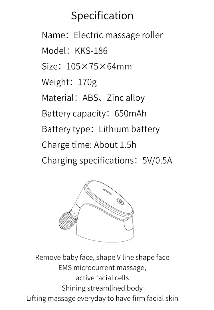 Professional Face and Neck Massager Using Advanced EMS (Electrical Muscle Stimulation) Technology. Tone, Lift & Rejuvenate Your Skin.