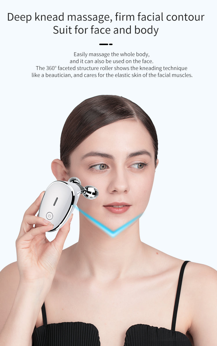 Professional Face and Neck Massager Using Advanced EMS (Electrical Muscle Stimulation) Technology. Tone, Lift & Rejuvenate Your Skin.