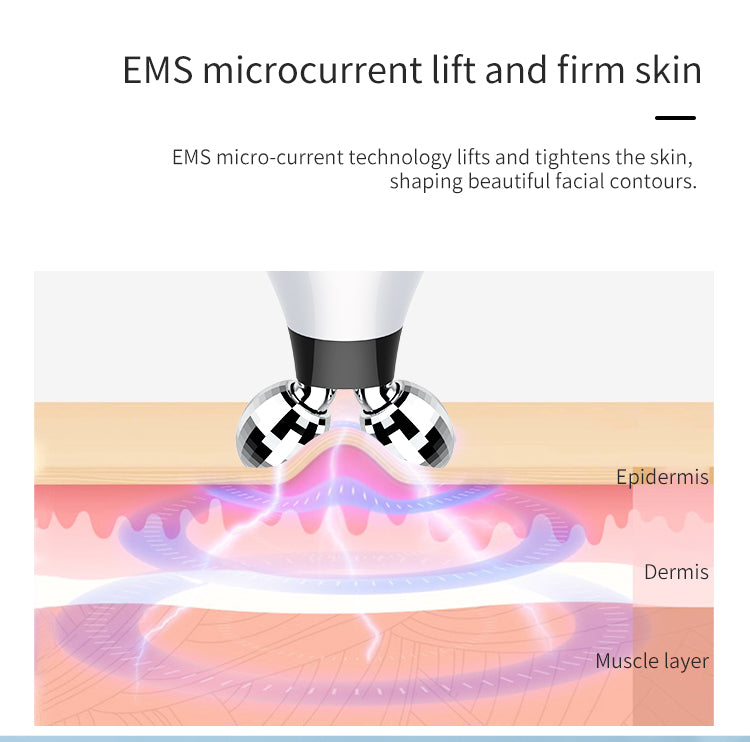Professional Face and Neck Massager Using Advanced EMS (Electrical Muscle Stimulation) Technology. Tone, Lift & Rejuvenate Your Skin.